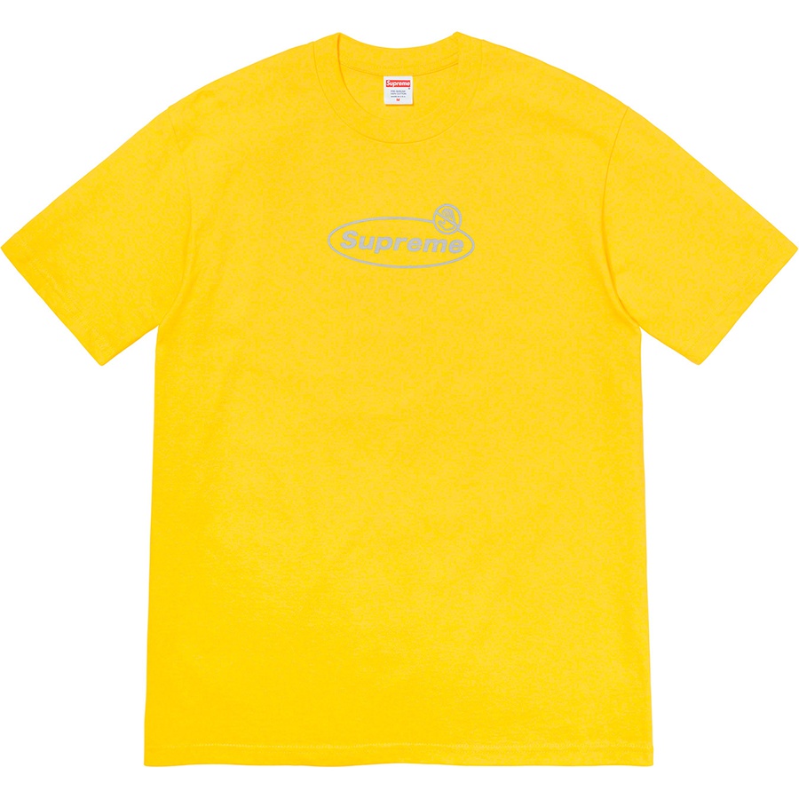 Supreme Warning Tee (FW22) - Yellow - $40