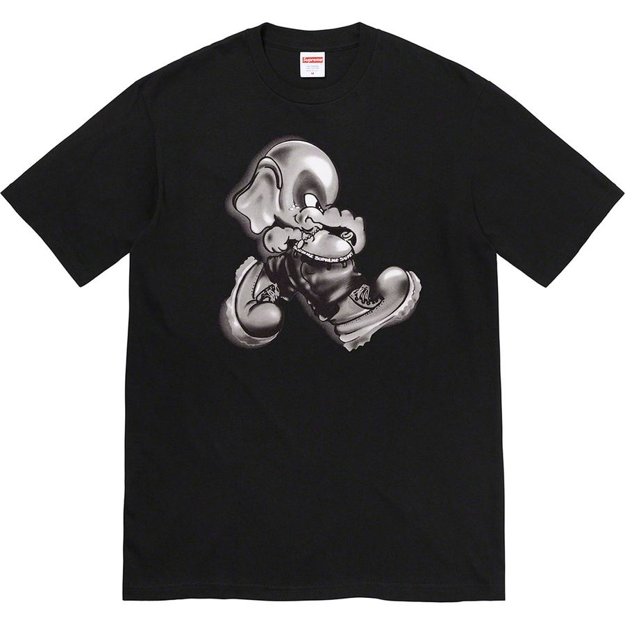 Supreme Elephant Tee (FW22) - Black - $40