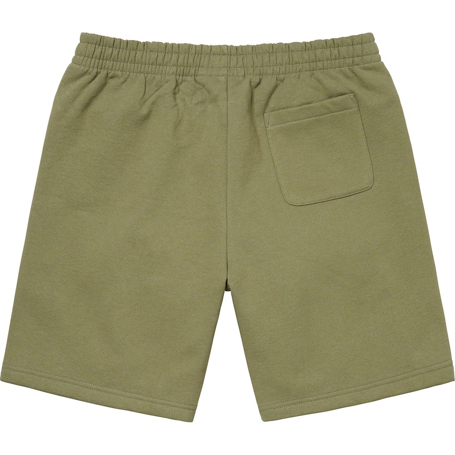Supreme Small Box Sweatshort (FW22) - Light Olive - $118