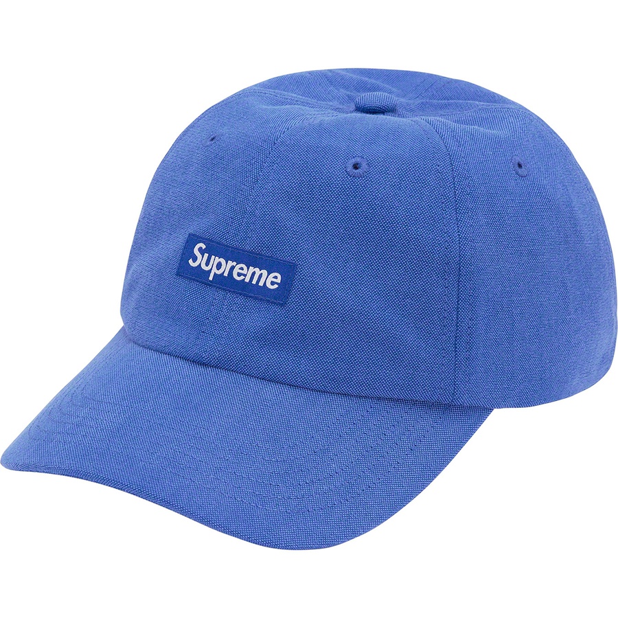 Supreme Brushed Cordura Small Box 6-Panel (FW22) - Royal - $48