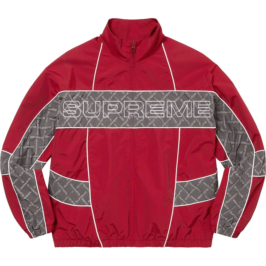 Supreme Jacquard Panel Track Jacket (FW22) - Red - $168