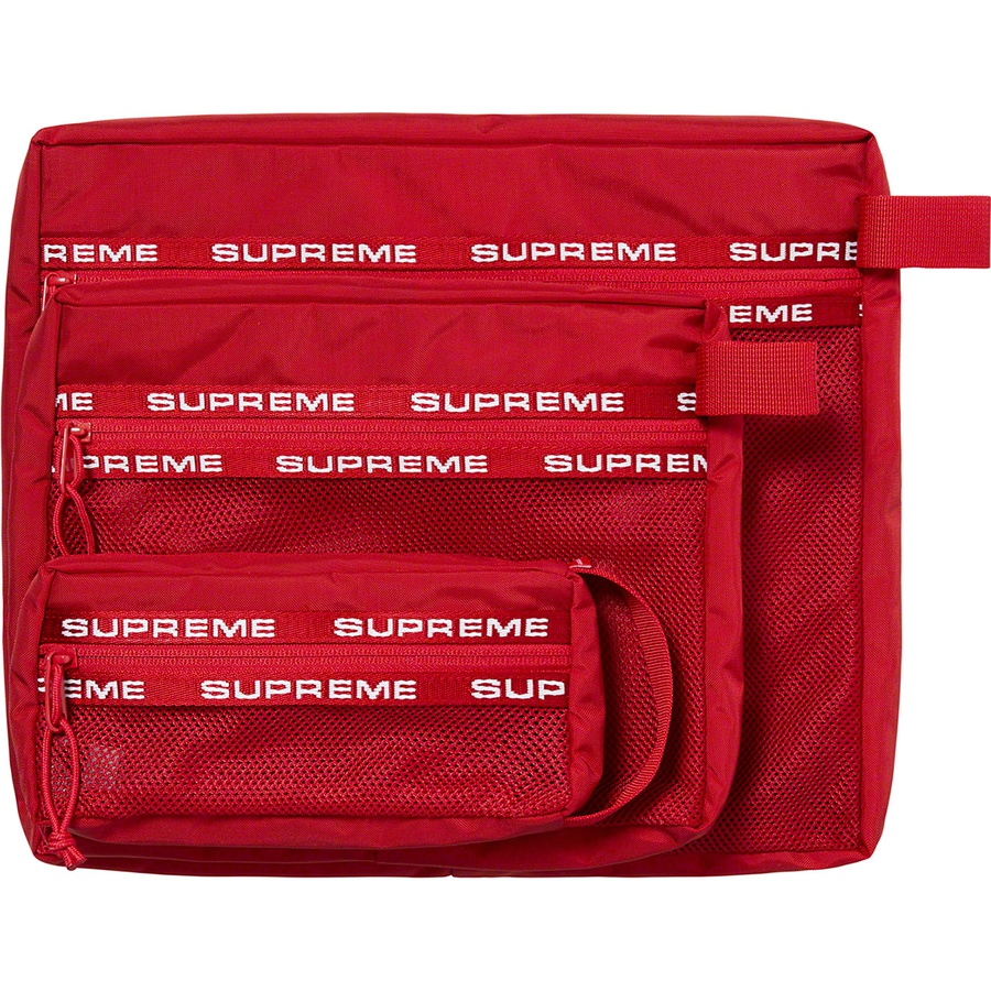 Supreme Organizer Pouch Set (FW22) - Red - $58