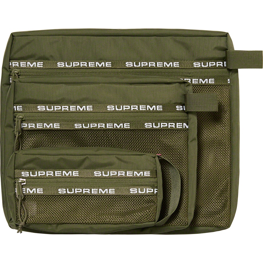 Supreme Organizer Pouch Set (FW22) - Olive - $58