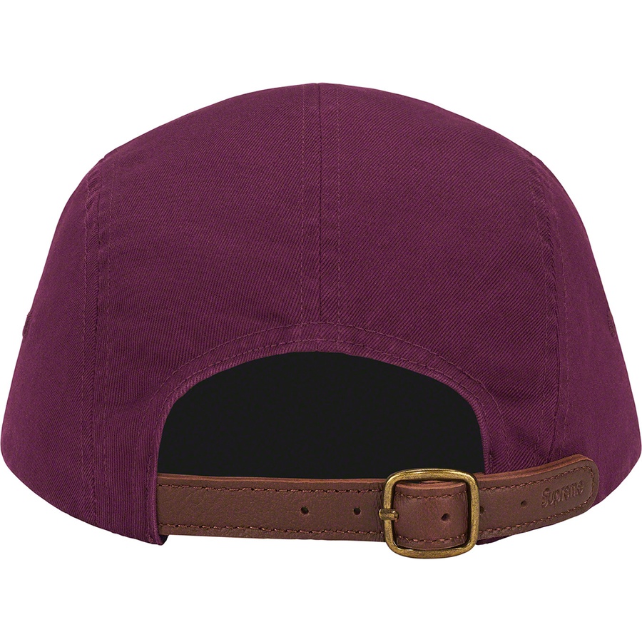 Supreme Washed Chino Twill Camp Cap (FW22) - Dark Purple - $48