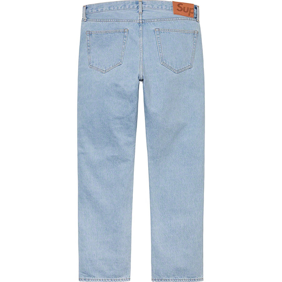 Supreme Stone Wash Slim Jean (FW22) - Stone Washed Indigo - $178