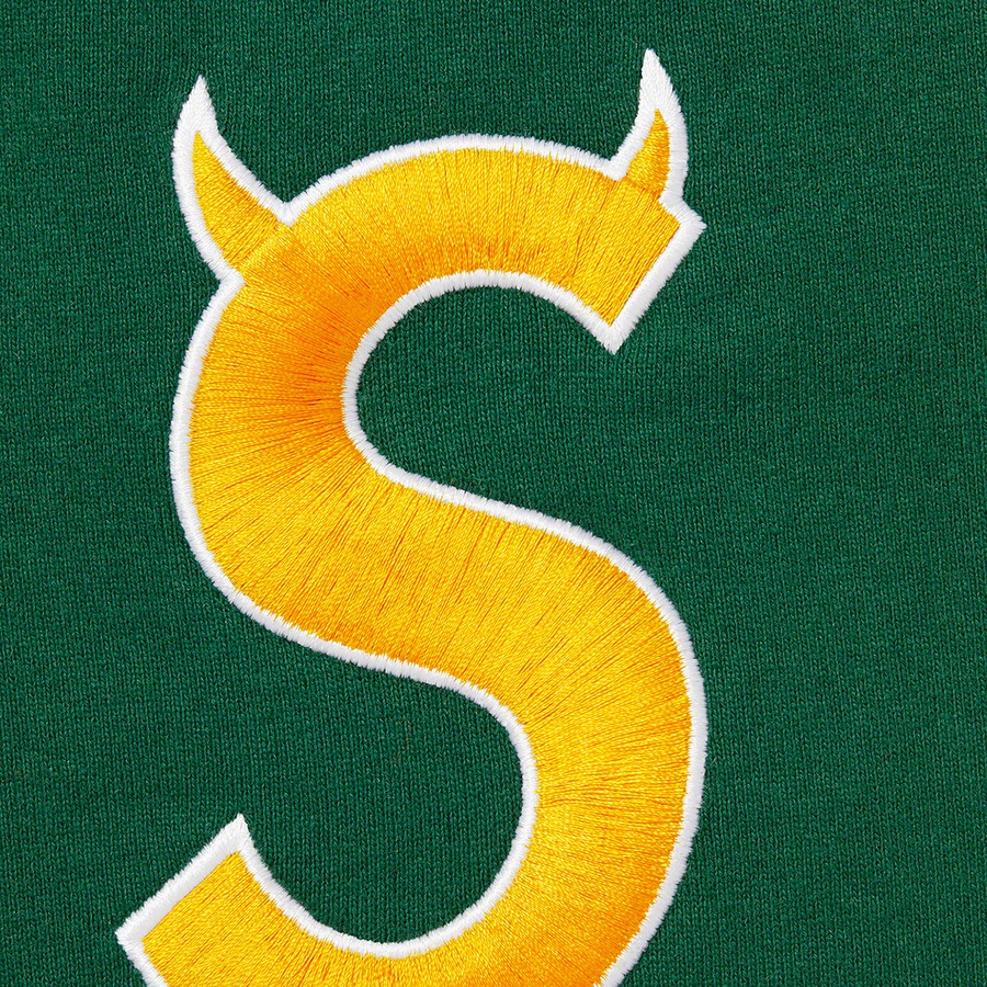 Supreme S Logo Sweatpant (FW22) - Dark Green - $158