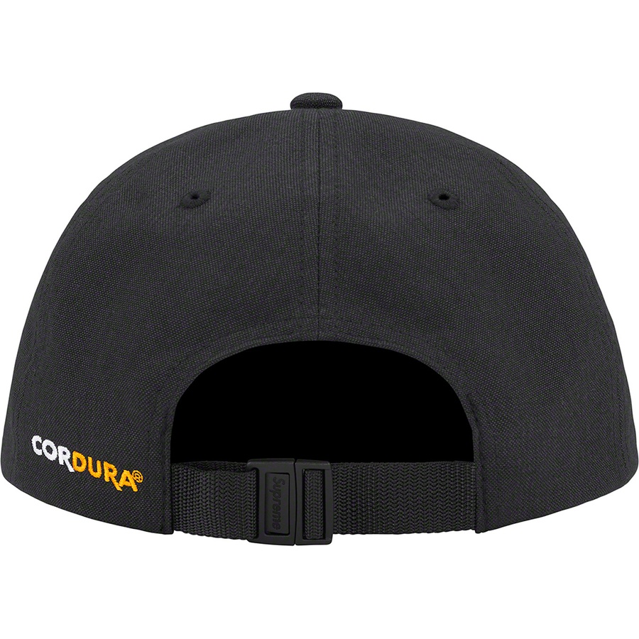 Supreme Brushed Cordura Small Box 6-Panel (FW22) - Black - $48