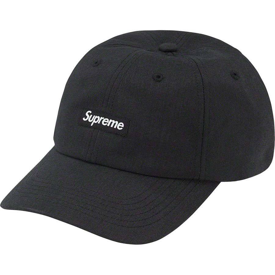 Supreme Brushed Cordura Small Box 6-Panel (FW22) - Black - $48