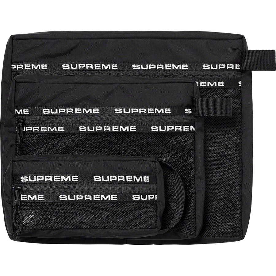 Supreme Organizer Pouch Set (FW22) - Black - $58