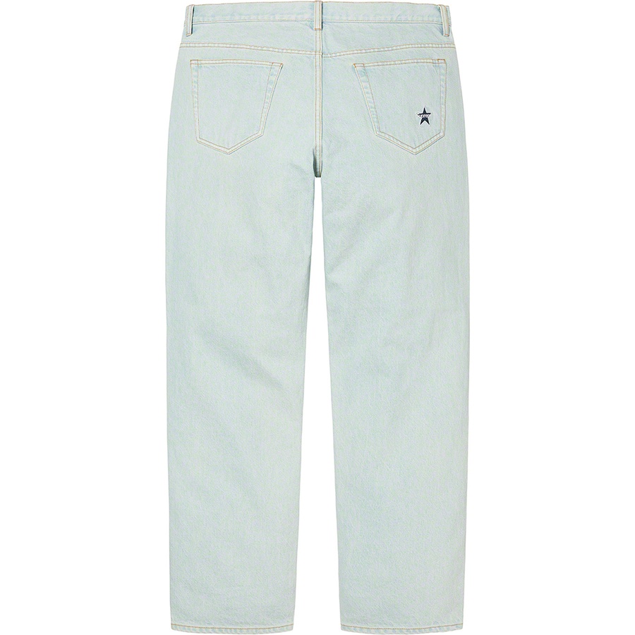 Supreme Regular Jean (FW22) - Washed Blue - $158