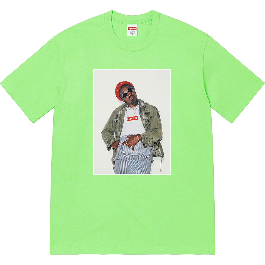 Supreme André 3000 Tee (FW22) - Lime - $54