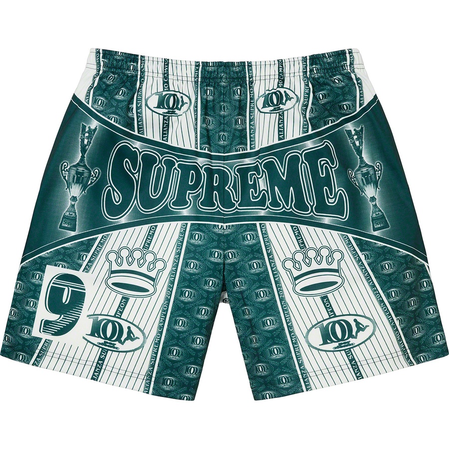Supreme Por Ciento Soccer Short (FW22) - Green - $98