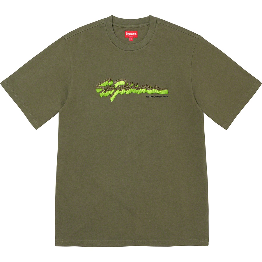 Supreme Shadow Script S S Top (FW22) - Dark Olive - $88