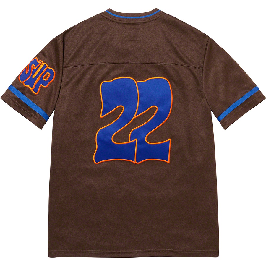 Supreme Supreme Mitchell & Ness Football Jersey (FW22) - Brown - $138