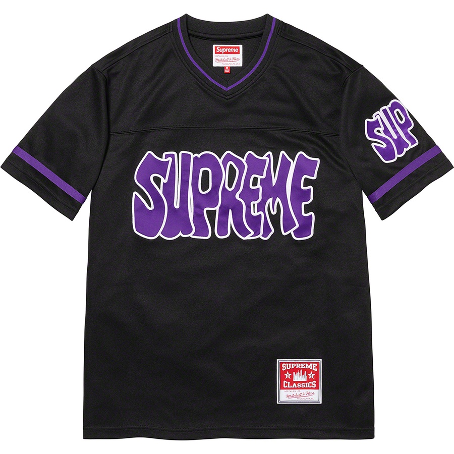 Supreme Supreme Mitchell & Ness Football Jersey (FW22) - Black - $138