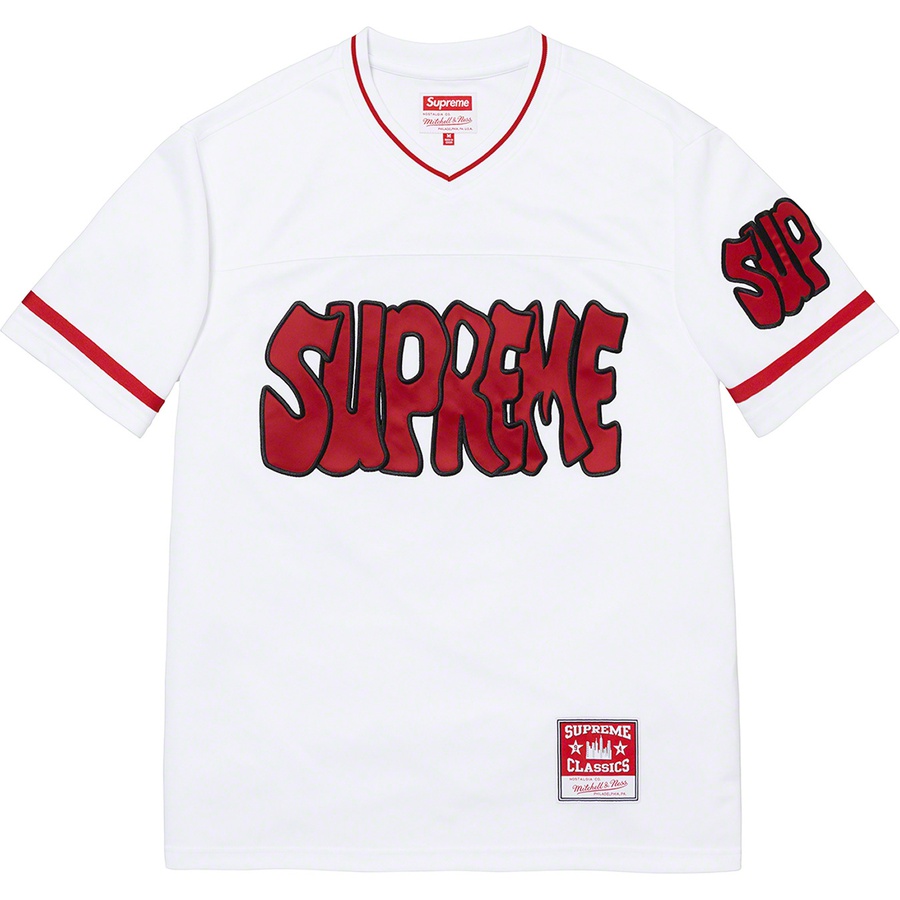 Supreme Supreme Mitchell & Ness Football Jersey (FW22) - White - $138