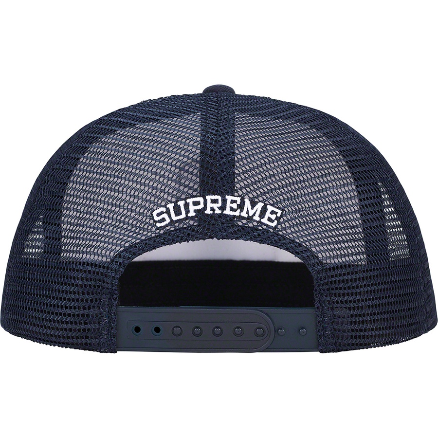 Supreme Pin Up Mesh Back 5-Panel (FW22) - Navy - $48