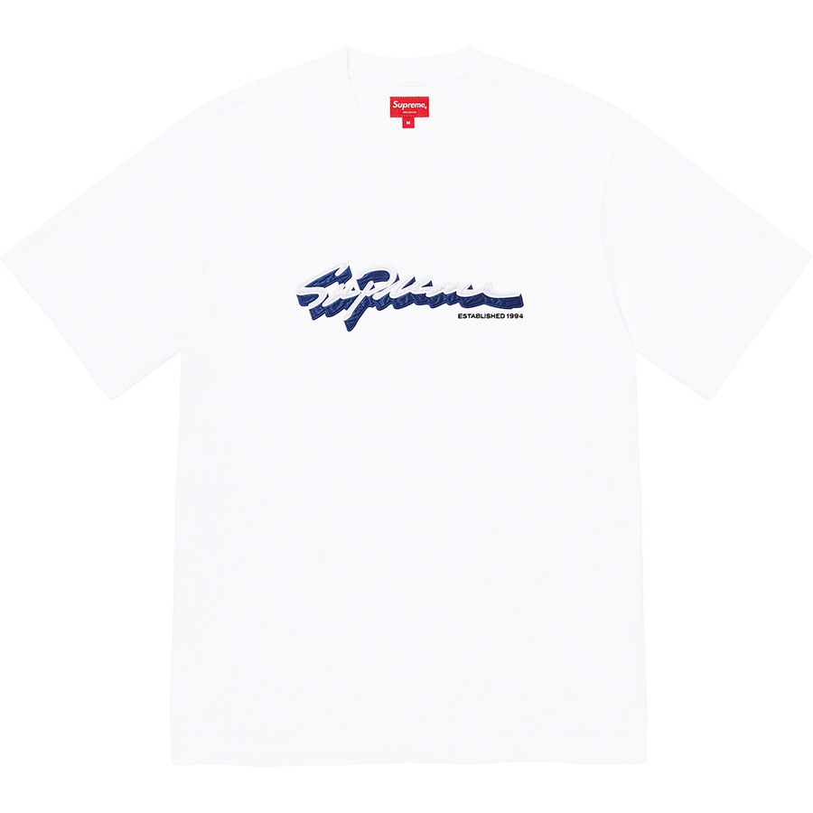 Supreme Shadow Script S S Top (FW22) - White - $88