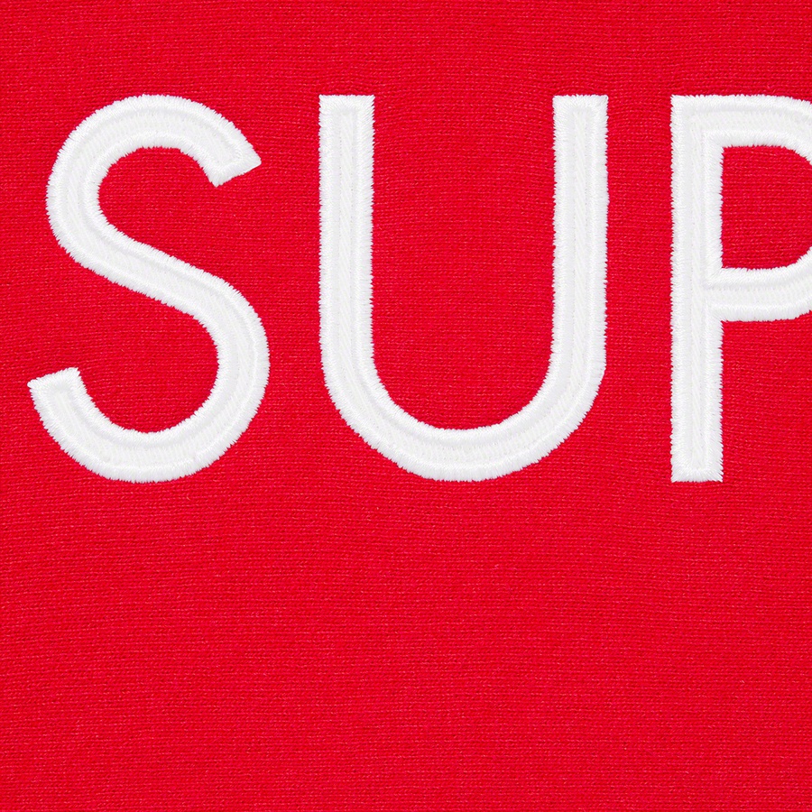 Supreme Capital Hooded Sweatshirt (FW22) - Red - $158