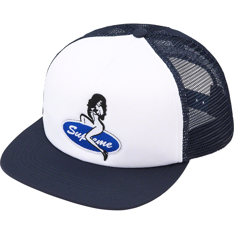 Supreme Pin Up Mesh Back 5-Panel (FW22) - Navy - $48