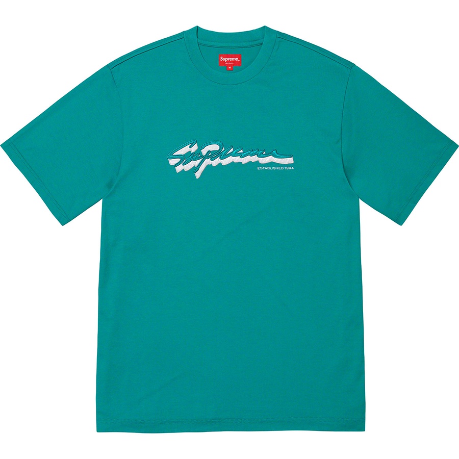 Supreme Shadow Script S S Top (FW22) - Teal - $88