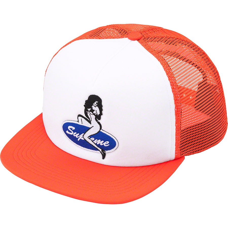 Supreme Pin Up Mesh Back 5-Panel (FW22) - Orange - $48