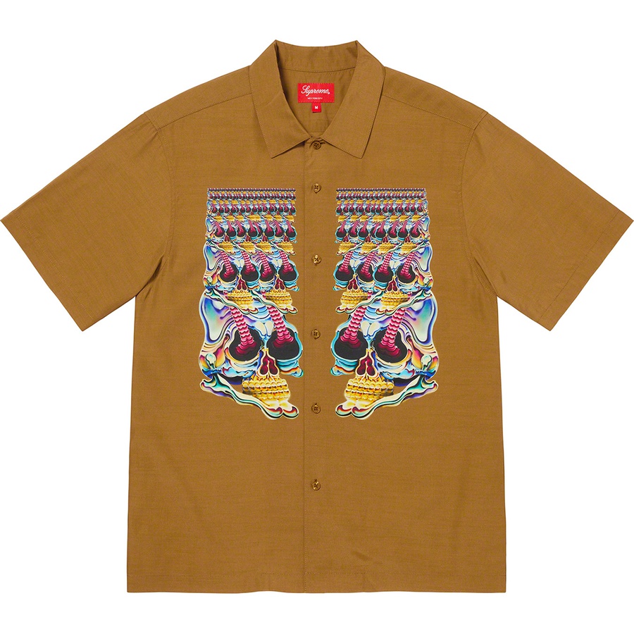Supreme Skulls S S Shirt (FW22) - Light Brown - $148