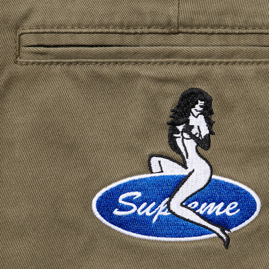 Supreme Chino Pant (FW22) - Olive - $148