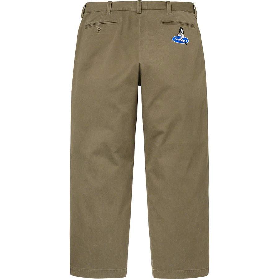 Supreme Chino Pant (FW22) - Olive - $148