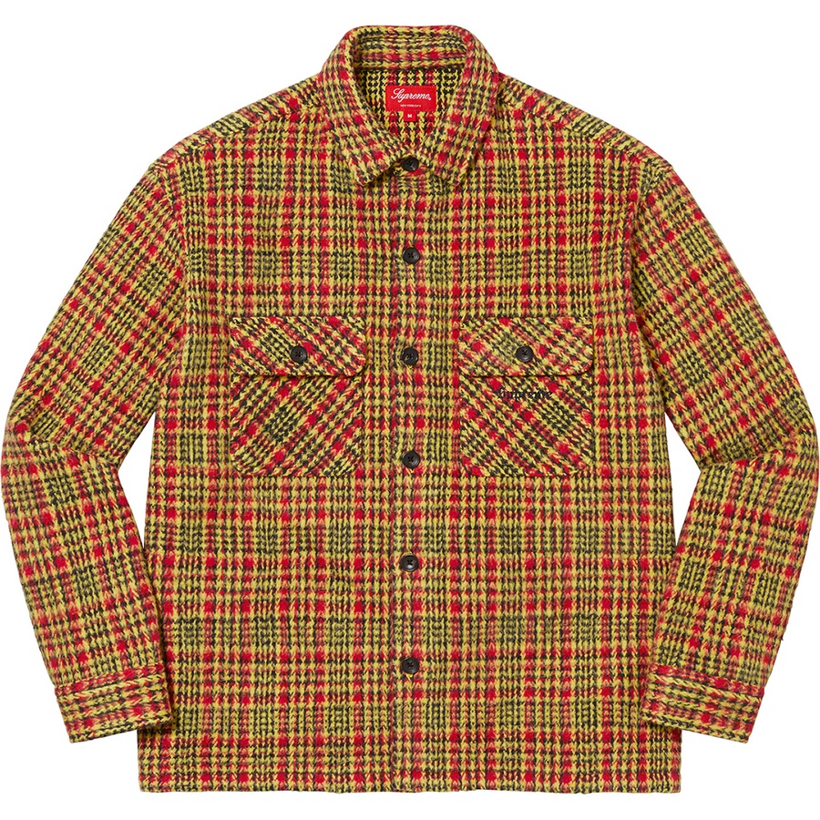 Supreme Heavy Flannel Shirt (FW22) - Gold - $158
