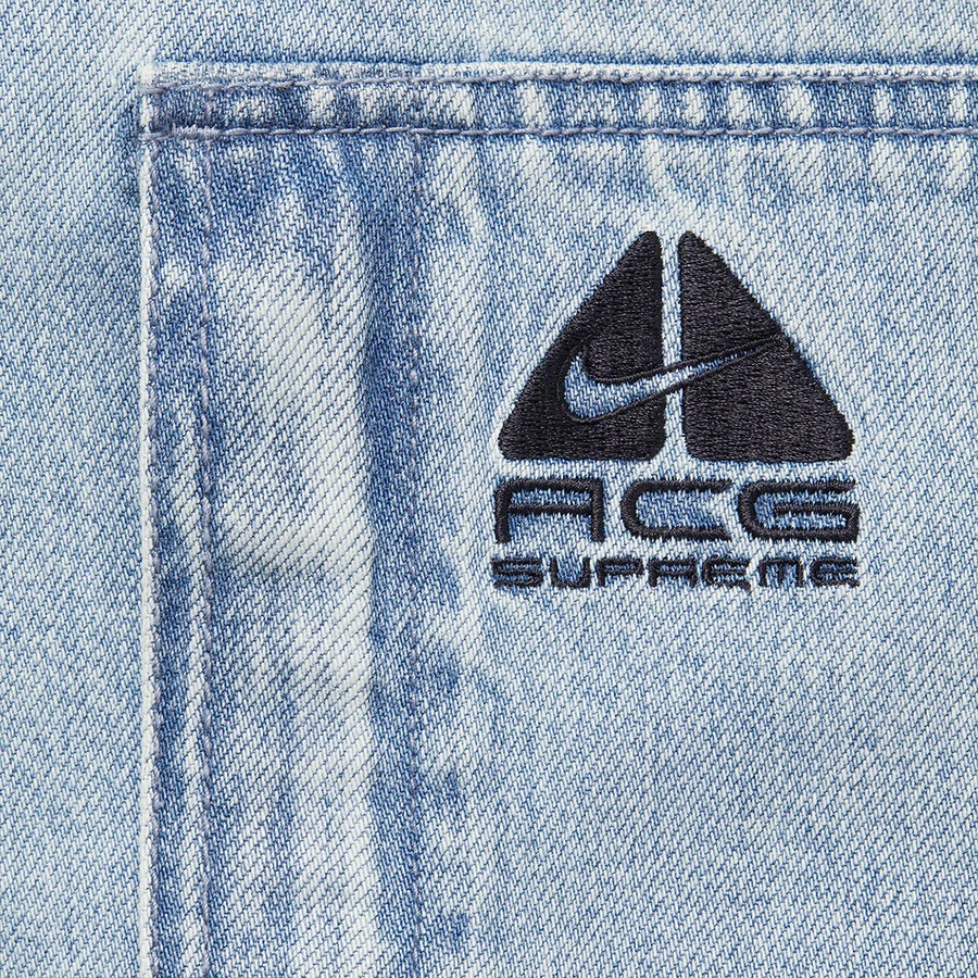 Supreme Supreme Nike ACG Denim Pullover (FW22) - Washed Blue - $298