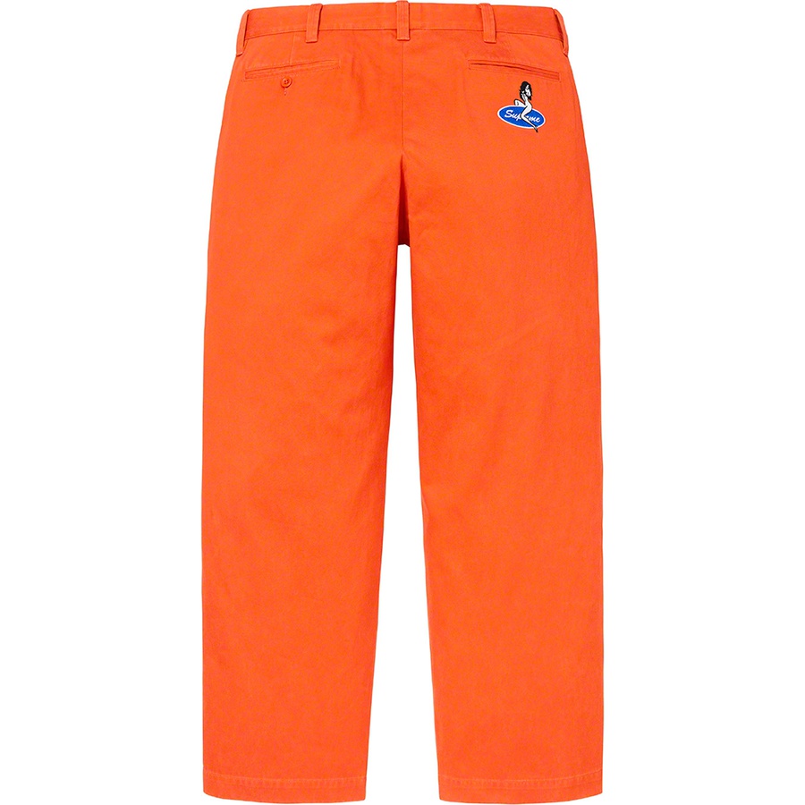 Supreme Chino Pant (FW22) - Burnt Orange - $148