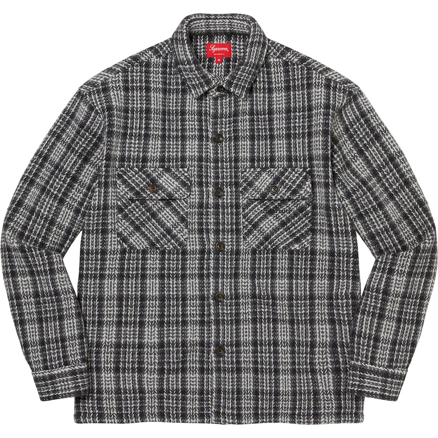 Supreme Heavy Flannel Shirt (FW22) - Black - $158