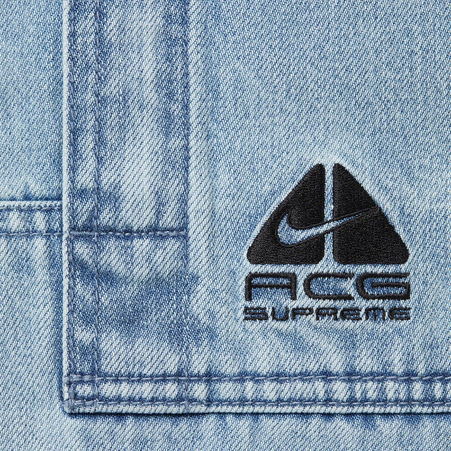 Supreme Supreme Nike ACG Belted Denim Pant (FW22) - Washed Blue - $198