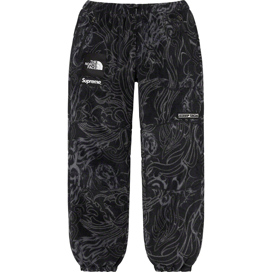 Supreme Supreme The North Face Steep Tech Fleece Pant (FW22) - Black Dragon - $188