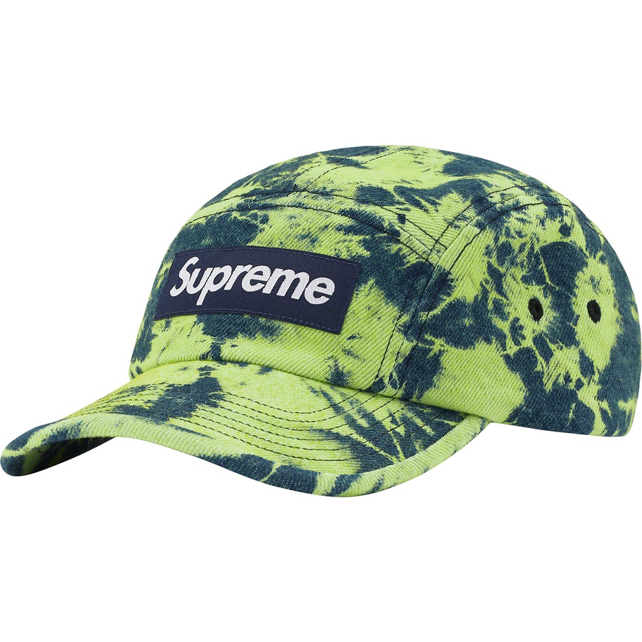 Supreme Denim Camp Cap (FW22) - Dyed Green - $48