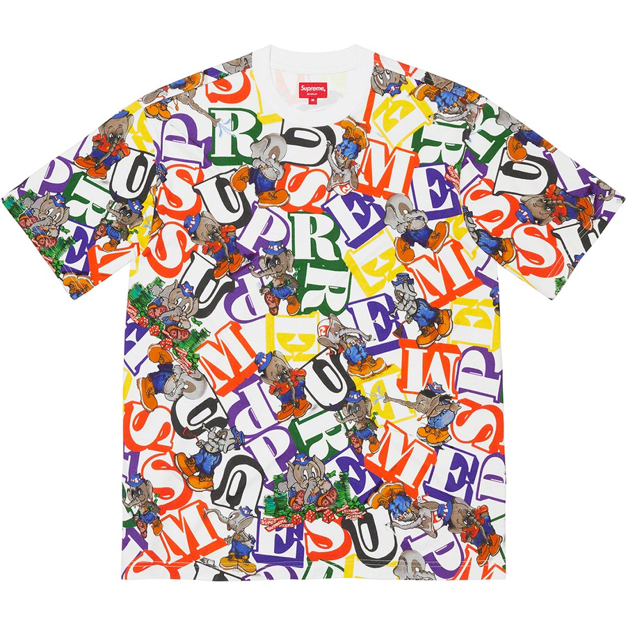 Supreme Elephant S S Top (FW22) - Multicolor - $98