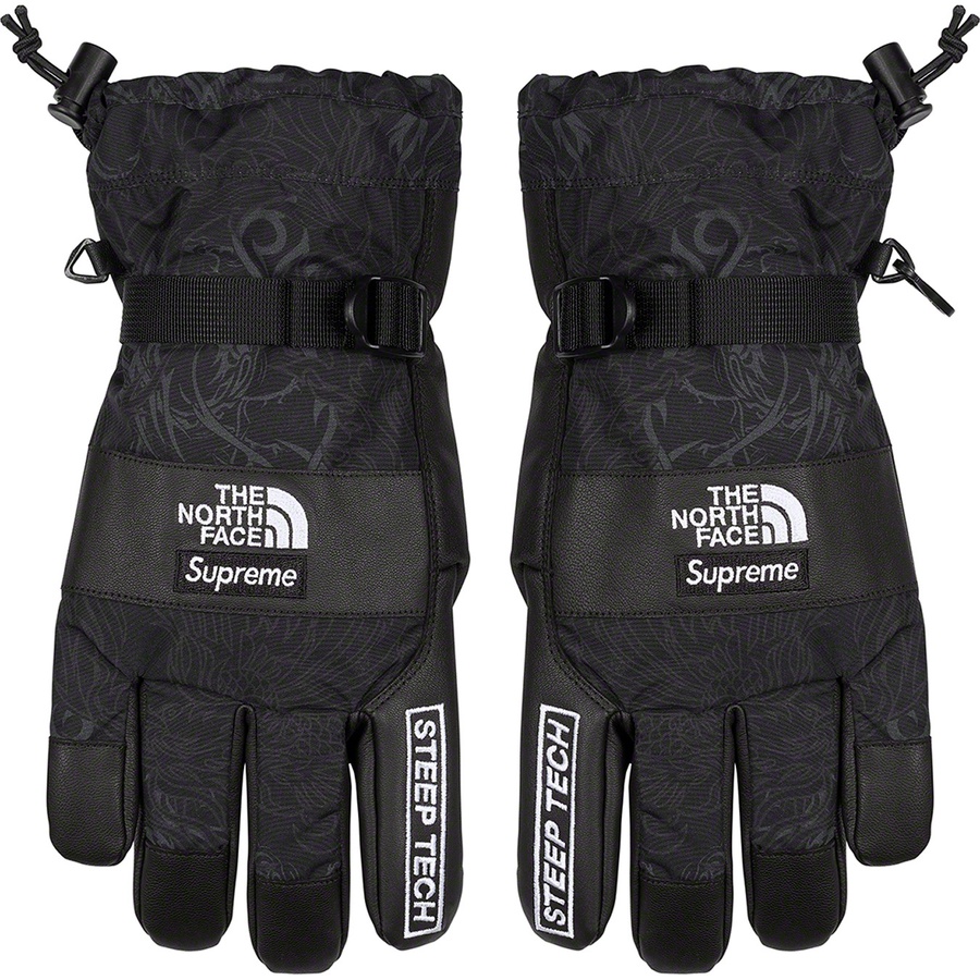 Supreme Supreme The North Face Steep Tech Gloves (FW22) - Black Dragon - $110