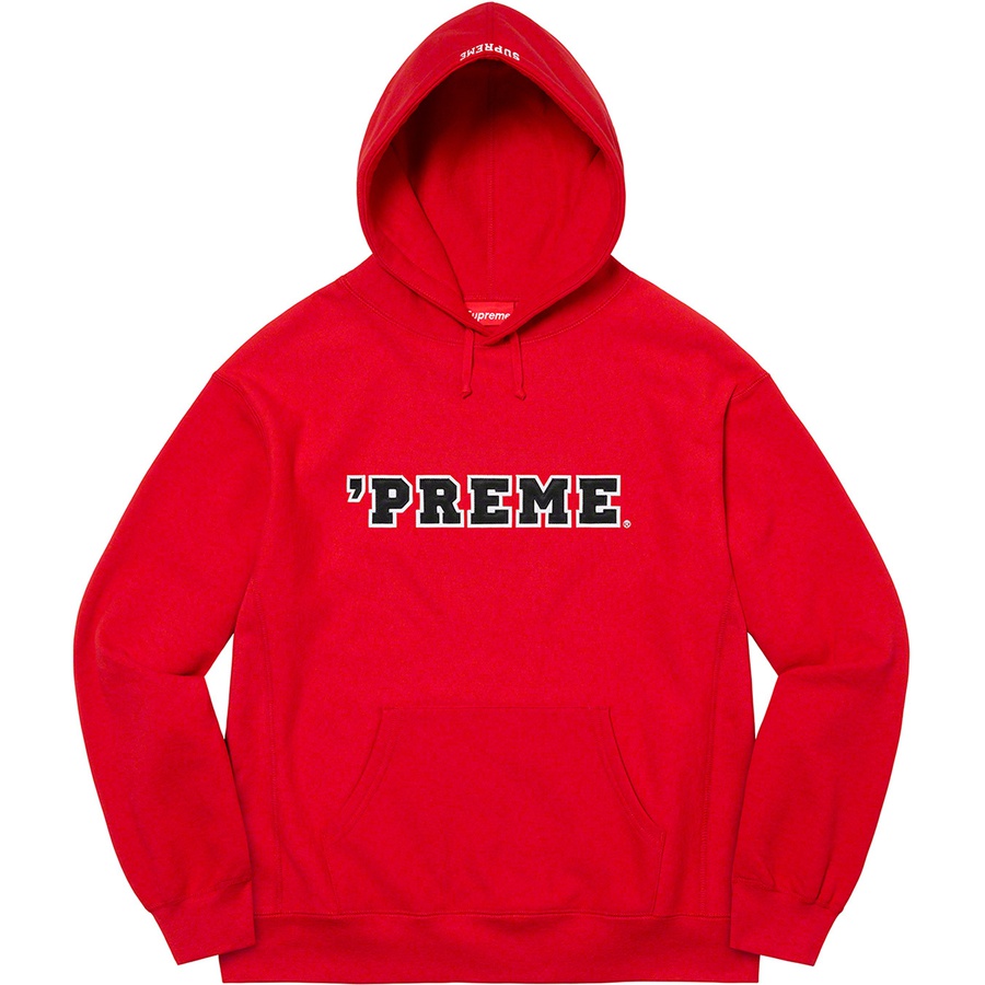 Supreme Preme Hooded Sweatshirt (FW22) - Red - $158