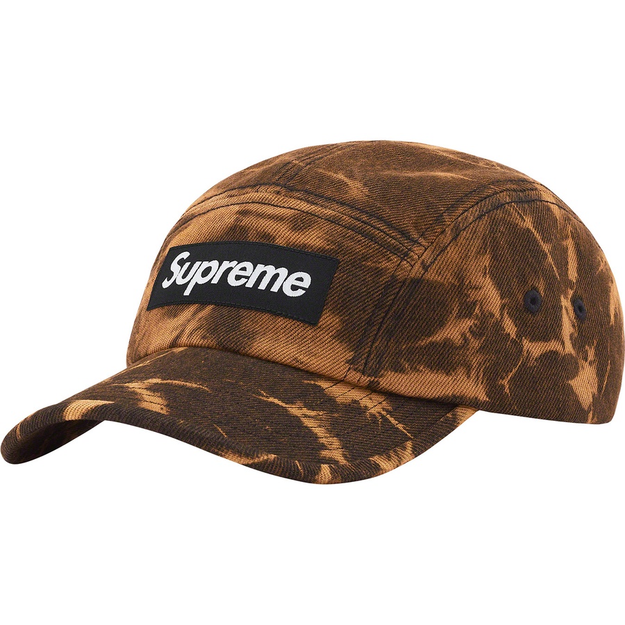 Supreme Denim Camp Cap (FW22) - Dyed Rust - $48