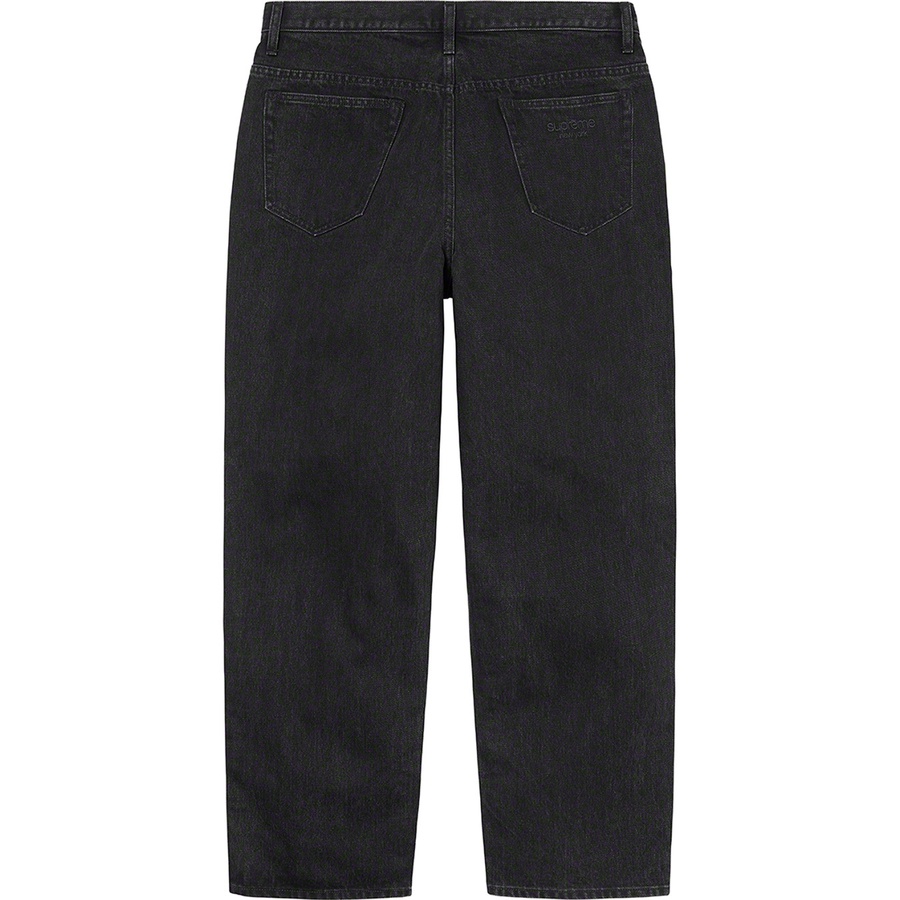 Supreme Baggy Jean (FW22) - Black - $168