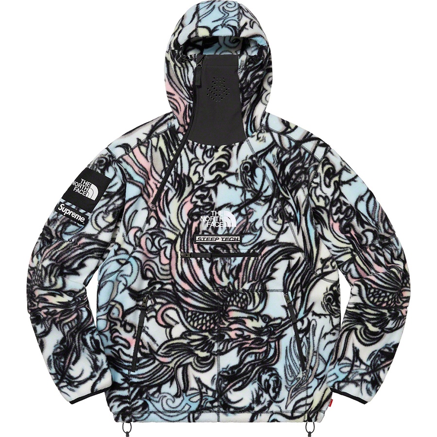 Supreme Supreme The North Face Steep Tech Fleece Pullover (FW22) - Multicolor Dragon - $288