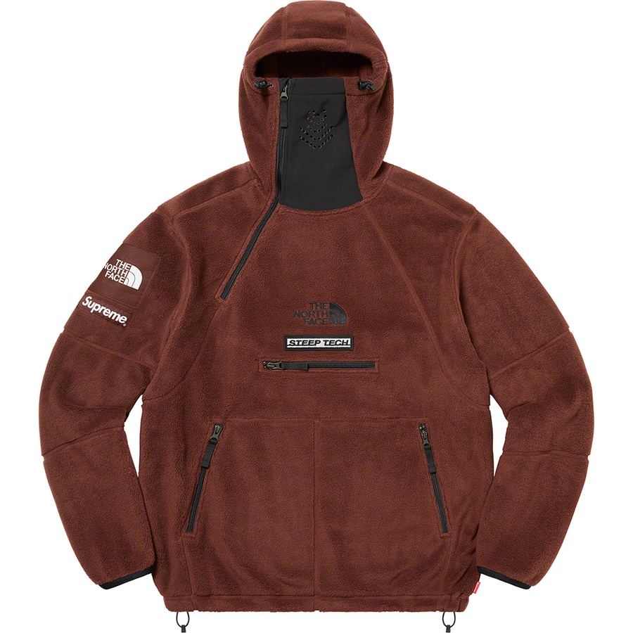 Supreme Supreme The North Face Steep Tech Fleece Pullover (FW22) - Brown - $288