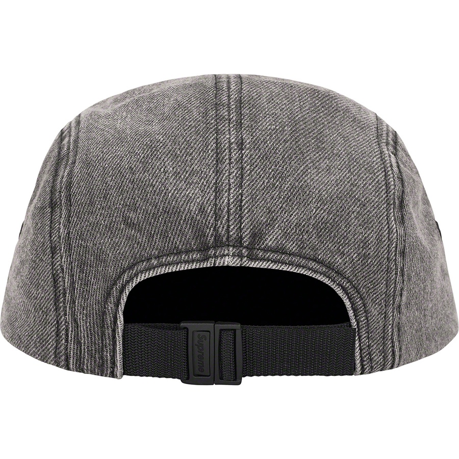 Supreme Denim Camp Cap (FW22) - Washed Black - $48