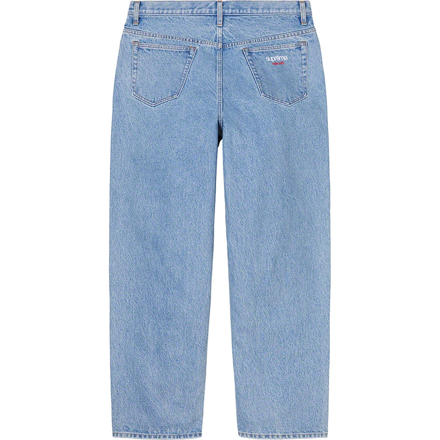 Supreme Baggy Jean (FW22) - Washed Blue - $168