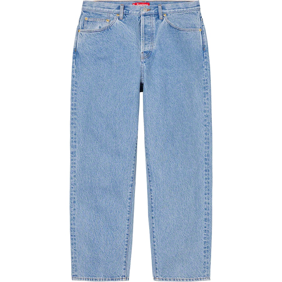 Supreme Baggy Jean (FW22) - Washed Blue - $168