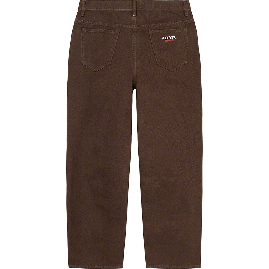 Supreme Baggy Jean (FW22) - Brown - $168