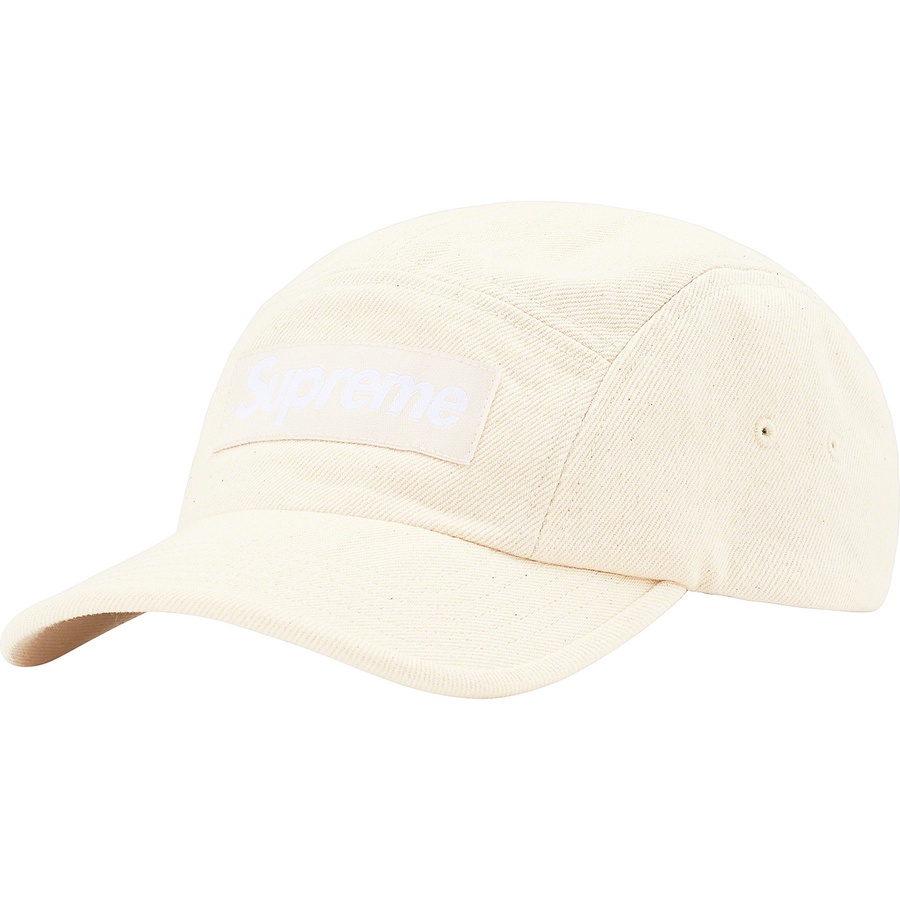 Supreme Denim Camp Cap (FW22) - Natural - $48
