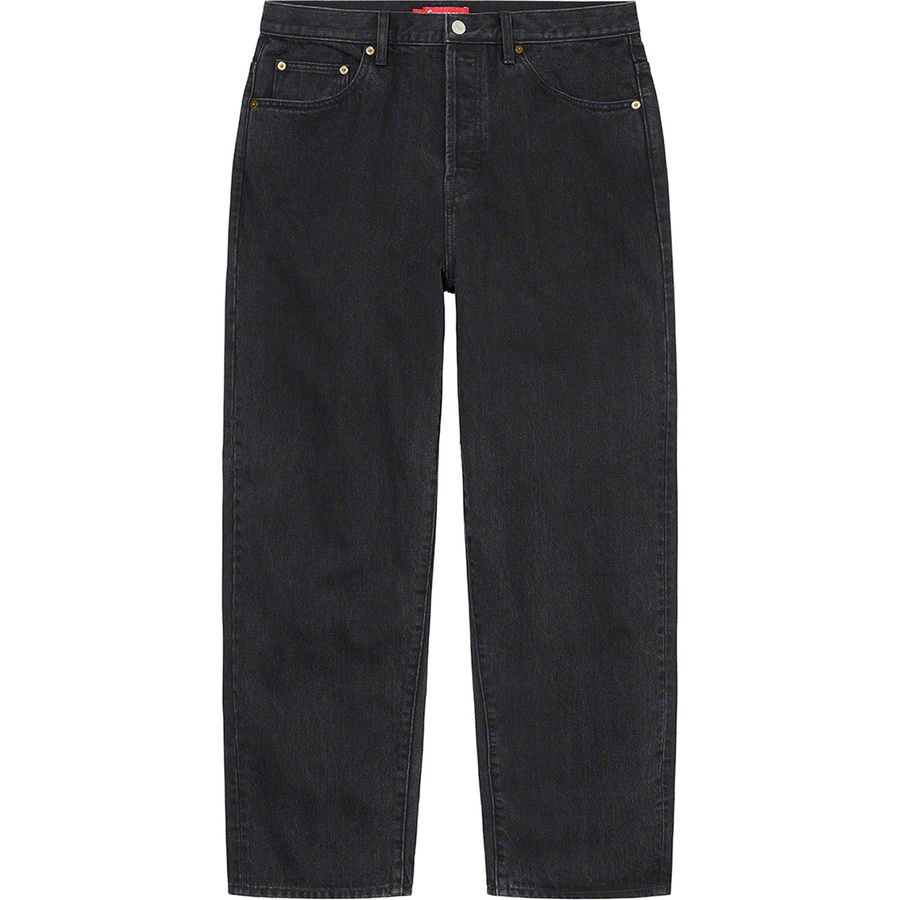 Supreme Baggy Jean (FW22) - Black - $168