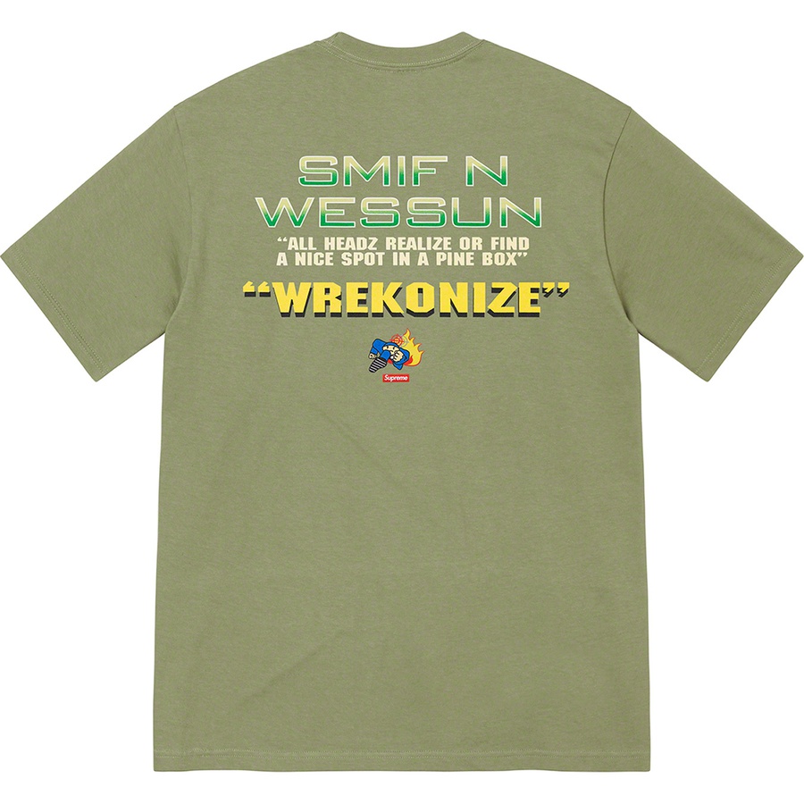 Supreme Dah Shinin' Tee (FW22) - Light Olive - $48